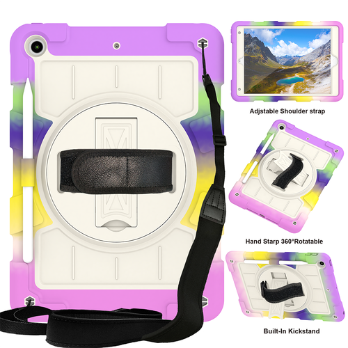 Rotating Heavy Duty Stand Case Cover For iPad Air 4 5 10.9" Mini (A17 Pro) 2024 - Picture 5 of 20