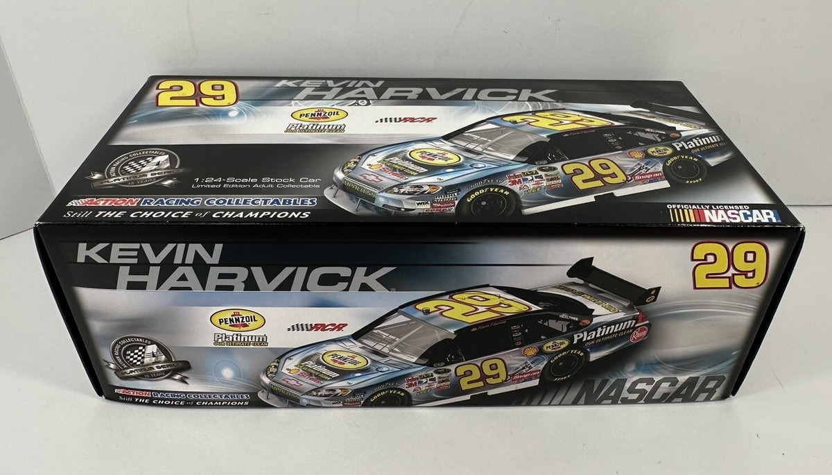 SIGNED Kevin Harvick #29 Pennzoil Platinum 2008 Impala SS 1