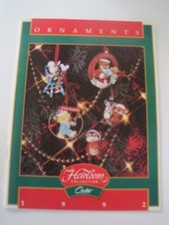 Hallmark Heirloom Collection Christmas Ornament Booklet 1992