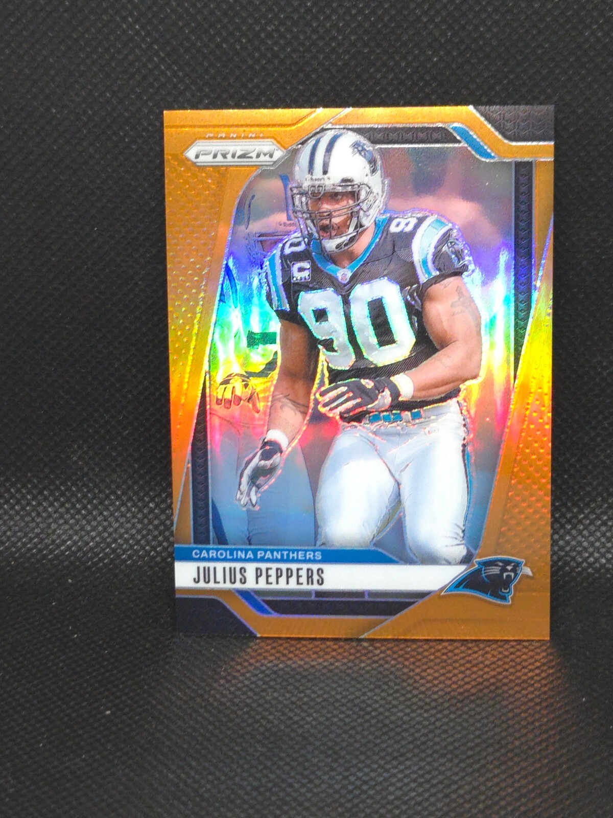 Julius Peppers 2024 Panini Prizm Orange Prizm 244/249 #43 HOF Panthers