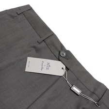 Zanella NWT Dress Pants Size 40 US Pn12 In Solid Light Birdseye 100% Wool