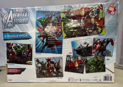 Marvel Avengers Assemble 8 Puzzle Pack - Floor Puzzles for sale