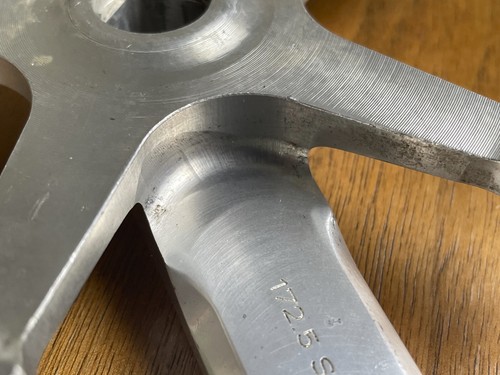 Vintage Campagnolo Record Strada Kurbelgarnitur 144 BCD 172,5mm Road 9/16" silber - Bild 6 von 8