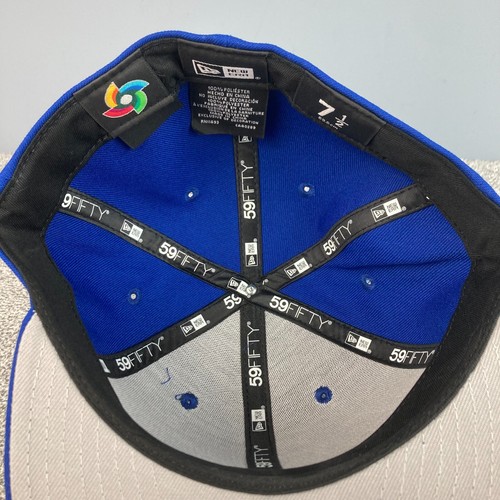 Puerto Rico New Era 59FIFTY Fitted Hat Blue White WBC World Baseball Classic - Picture 6 of 9