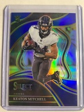 2023 Panini Select KEATON MITCHELL Club Level Blue Prizm #D/99 Ravens RC #246