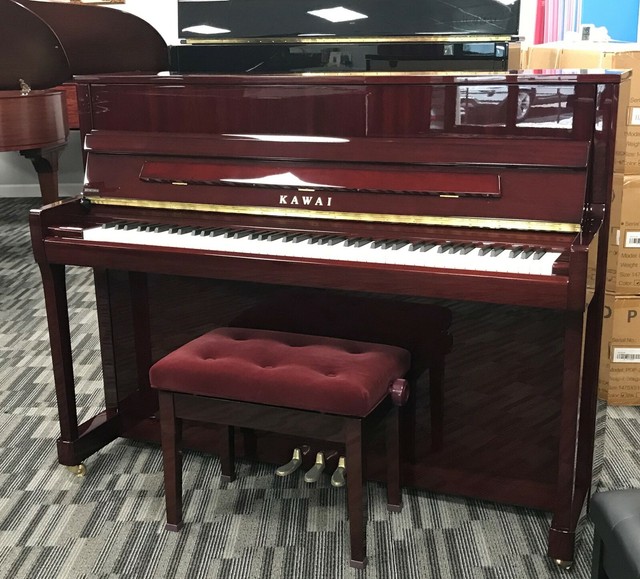 Kawai Upright Piano >> New Kawai Upright Piano Model K 200 45 Vertical Videos Polished Mahogany Kawai Upright Piano >> New Kawai Upright Piano Model K 200 45 Vertical Videos Polished Mahogany