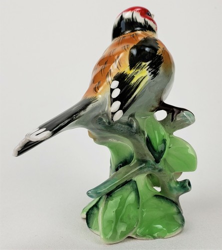 Vintage Lefton Leftoris Exclusives Japan Glanz Porzellan Goldfink Figur 43/4" - Bild 4 von 9