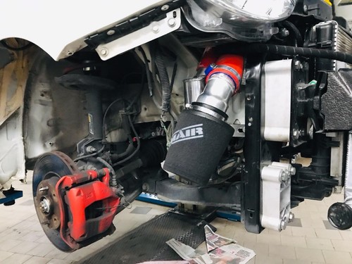Fiat 500 Abarth Aspirazione Diretta BASSA SENZA VASCHETTA TERGI Nero lucido SI - Afbeelding 7 van 7