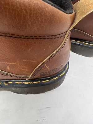 Vintage Dr Doc Martens 8651 Brown Leather Oxford 90's Chunky