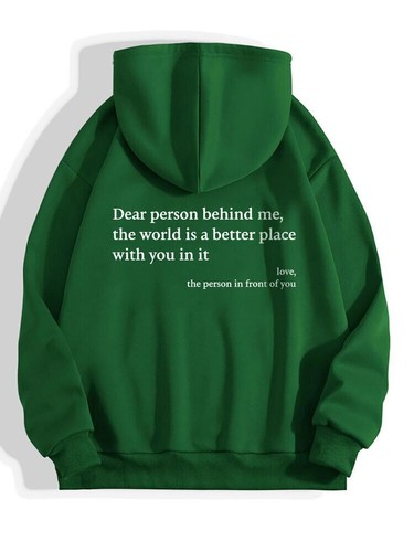 Dear Person Behind Me Womens Sweatshirt Hoodie Dear Person Behind Me Hoodie Size - Picture 19 of 24