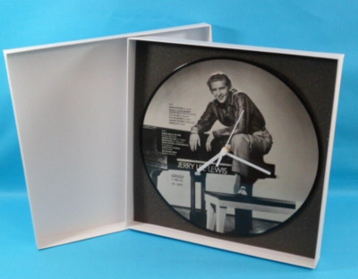 JERRY LEE LEWIS CLOCK Upcycled Vinyl Record Picture Disc Wall CLOCK 12P115 12''
