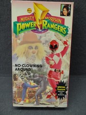 Mighty Morphin Power Rangers No-Clowning Around VHS Pink Kimberly VTG 90s 1994