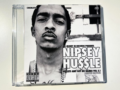 Nipsey Hu$$le CD Bullets Aint Got No Name Vol. 3.1 Limited Edition MEGA RARE
