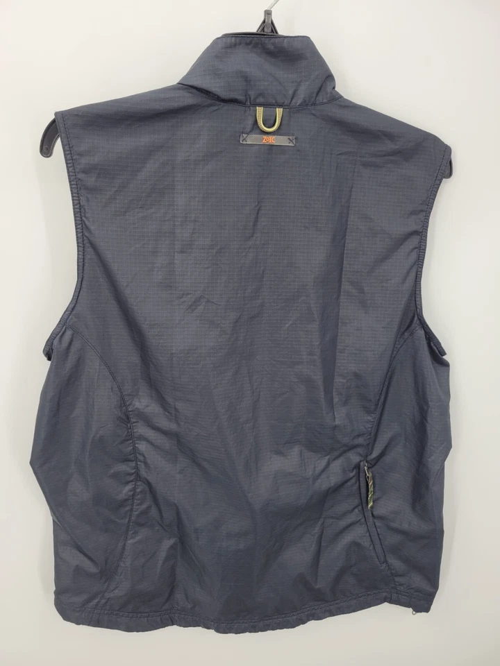 Zoic Cycling Vest Men Large Back Lightweight Full Zip Rip Stop Outerwear - Image 2 of 4