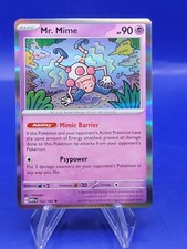 mr. mime 122/165  Holo  ENGLISH NM/M Pokémon - 151