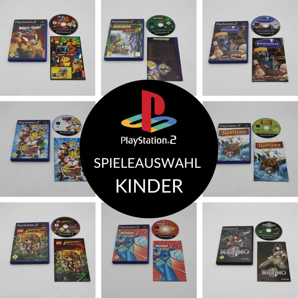 PS2 Spiele | Kinder Spiele Spieleauswahl ab 6 Jahren | Playstation 2 Spyro Jak - Bild 1 von 1