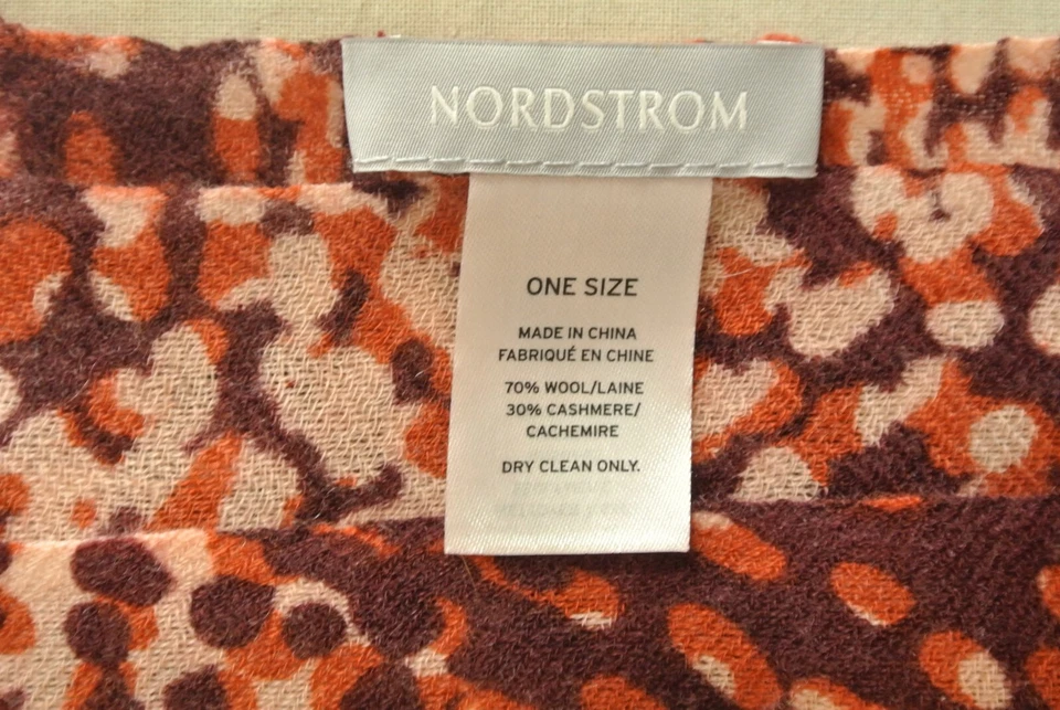 NUEVA bufanda de lana y cachemir Nordstrom en varios #SC63 Foto 2 de 3