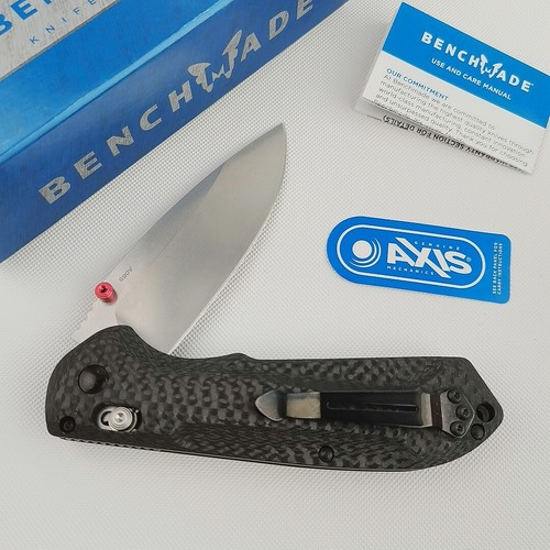 Benchmade Freek Carbon Fiber 560-03 CPM-S90V Stainless Steel Black Folding Knife - Picture 3 of 13