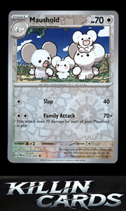 Reverse Holofoil Maushold - 074/091 074/091 Uncommon SV: Paldean Fates NM