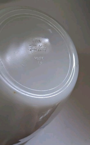Vtg Fire-King Apples & Cherries 9.5" MIXING BOWL White Cherry Oven Ware #19 EUC - Picture 12 of 12