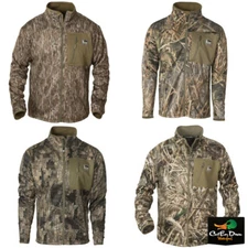 NEW BANDED GEAR FULL ZIP MID LAYER FLEECE JACKET - CAMO - B1010008 - 