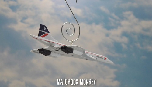 British Airways 1985-1997 Livery Concorde Jet Airplane Christmas Tree Ornament - Picture 10 of 12