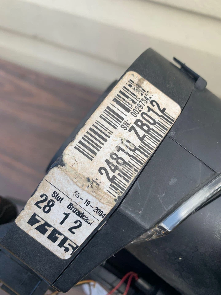 ✅ Velocímetro Nissan Altima 2005 PN: 24810ZB012 OEM 127000 millas Foto 3 de 4