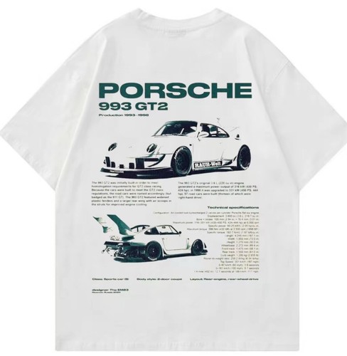 Vintage Porsche 993 GT2 T-Shirt – Limited Edition Men’s Casual Tee (OTHER SIZES) - Picture 2 of 5