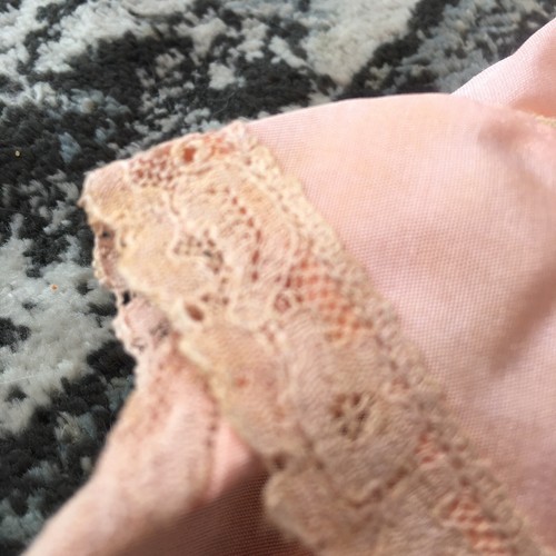 Mutandine vintage anni 50 intimo donna pizzo mutandine pinup burlesque pesca - Foto 8 di 12