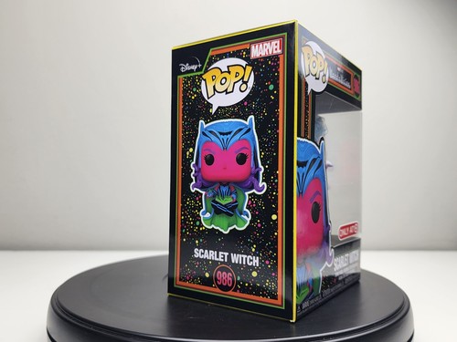 Funko POP Bruja Escarlata #986 Bobblehead Negro Luz Objetivo Exclusivo Marvel - Imagen 5 de 18