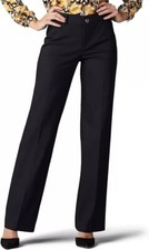 c8 Lee Women's Ultra Lux Comfort with Flex Motion Trouser Pant Black 16 Medium