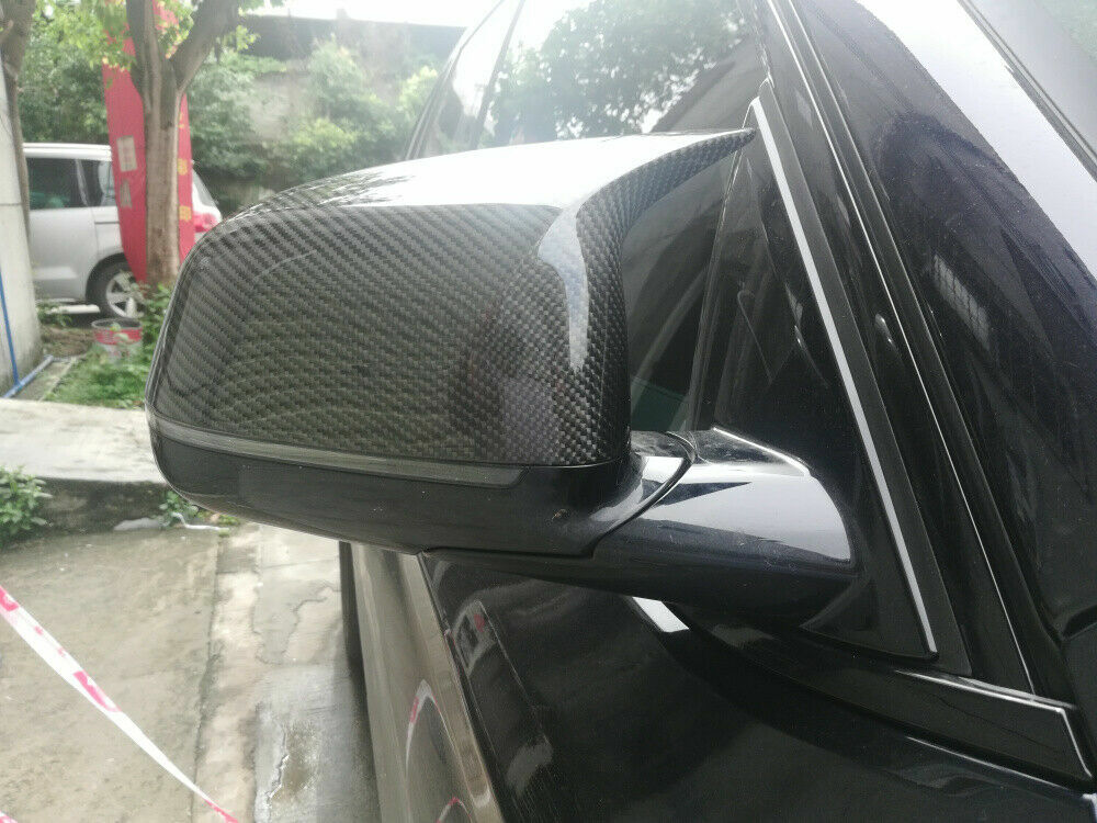 Carbon Fiber Side View Mirror Cover Fit For BMW X3 X4 X5 G01 G02 G05