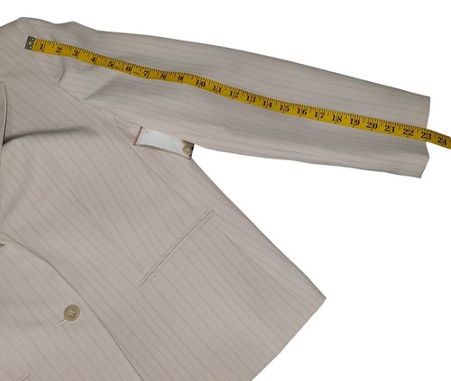 WORTHINGTON Women’s Beige Work Blazer Stretch 2 Button, Size 12 - NWT - Picture 14 of 18