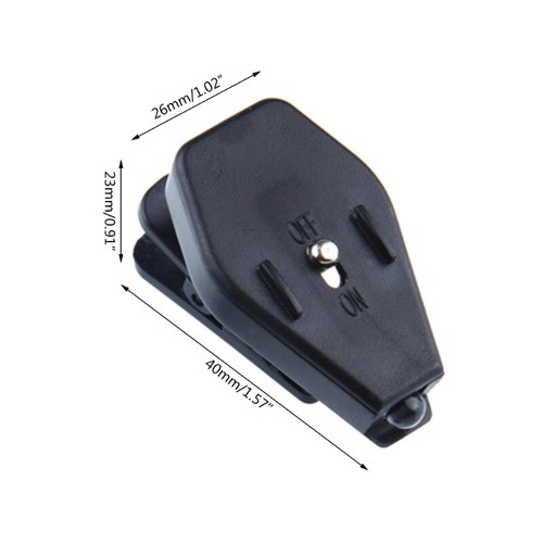LED Light Clip- On Eye Glasses 360° Rotation-Mini Glasses Reading Lamp- Flexible - Photo 8/8