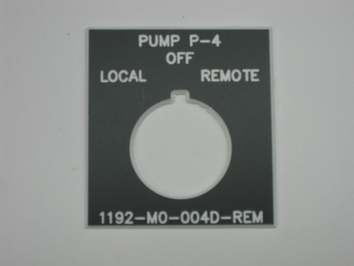 CUSTOM ENGRAVED PUSHBUTTON NAMEPLATE allen bradley s&s automation direct 22mm - Picture 4 of 5