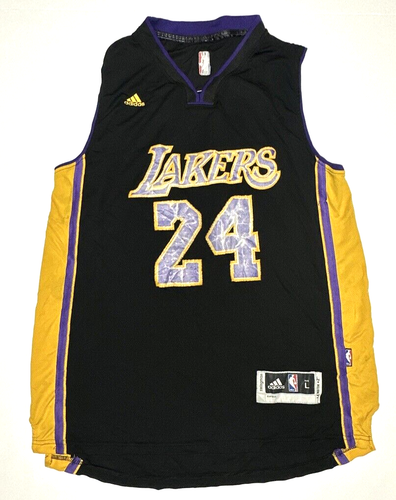 LA Lakers Kobe Bryant Herren Hollywood Nights Adidas Swingman Trikot #24 Large