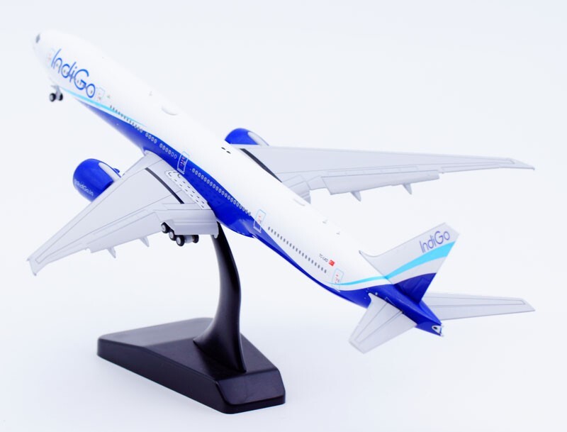 1:400 JC Wing IndiGo Airlines Boeing B777-300ER Diecast 1:400 JC Wing IndiGo Airlines Boeing B777-300ER Diecast