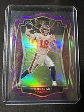2020 Select Tom Brady Purple Die-Cut Prizm Premier Level #101 Buccaneers