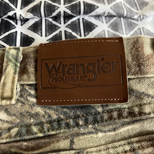 Wrangler Pro Gear Camo Pants Mens 40x30 Realtree Hunting Fishing Outdoor Brown - Picture 6 of 11