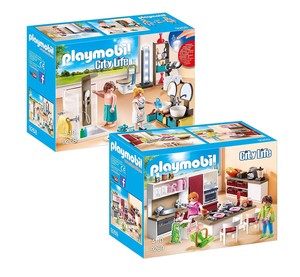 Playmobil Modernes Wohnhaus Mobelset 9268 Badezimmer 9269 Wohnkuche Neu Ebay