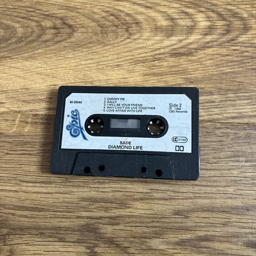 Sade Diamond Life 1984 Cassette Tape Smooth Operator - Bild 3 von 5