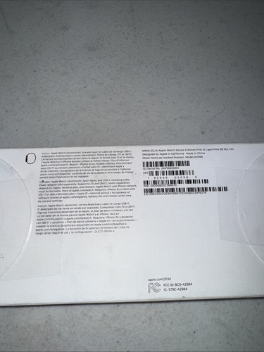 Apple Watch Series 9 45mm (GPS + Cellular) Pink MRML3CL/A (M/L Band) - Photo 2 sur 10