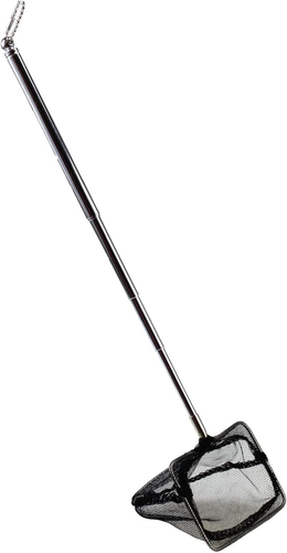 3 Inch Fish Net Aquarium Fish Tank Net with Long Adjustable Handle - Imagen 8 de 12