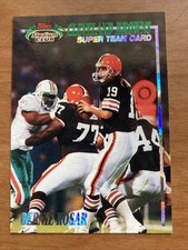 1993 Topps Stadium Club Super Team Card Bernie Kosar Cleveland Browns