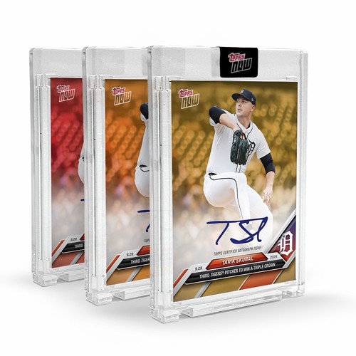 On-Card Autograph # to 99 or Lower - Tarik Skubal - 2024 MLB TOPPS NOW® Card 773 - Picture 4 of 10