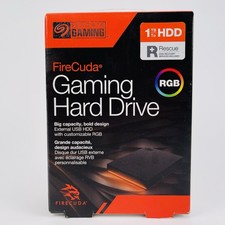 Seagate FireCuda 1TB Gaming External HDD USB 3.2 RGB STKL1000400 Rescue HDD NEW