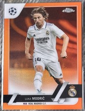 2022-23 Topps Chrome UEFA Luka Modric#62 Orange Refractor 19/25