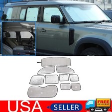 All Side Windows Sunshade Visors Full Set UV Block For Land Rover Defender 20-22
