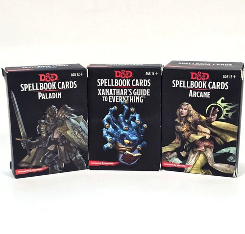 DUNGEONS & DRAGONS SPELLBOOK CARD LOT XANTHAR'S GUIDE PALADIN ARCANE D&D WOTC