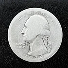 New Listing1939-D 25c  SILVER Washington Quarter .  Very Low 7.1m Mintage (R001)
